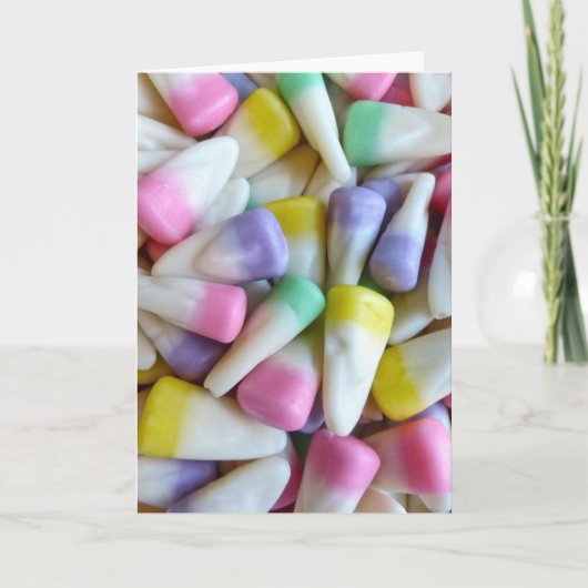 Het Graan van het Snoep van Pasen Feestdagen Kaart (Voorkant)