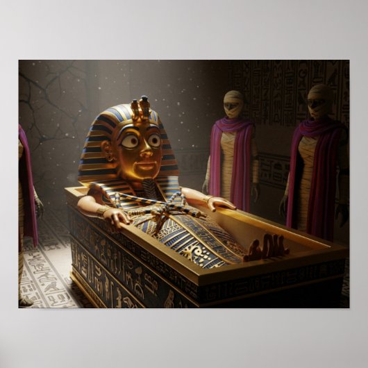 Het graf van de farao poster (Voorkant)