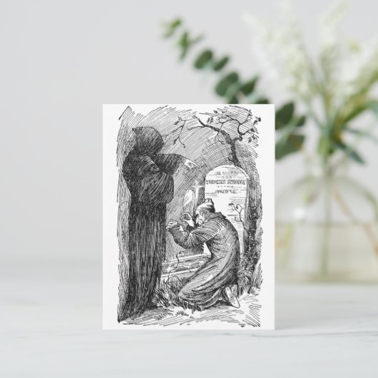 Het Graf van de vrek Briefkaart (Staand voorkant)