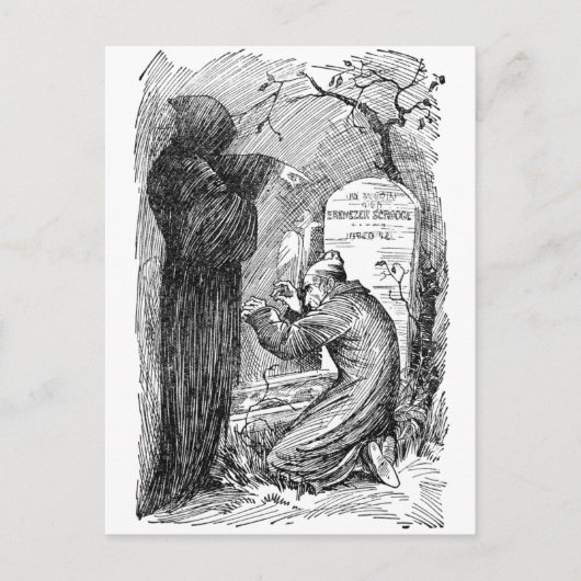 Het Graf van de vrek Briefkaart (Voorkant)