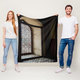 Het graf van Humayun in New Delhi Fleece Deken