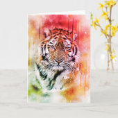 Het Grafische Art. van de Waterverf van het Kaart (Gele Bloem)