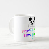 Het grafische Ontwerp is mijn Mok van de Passie (Voorkant links)