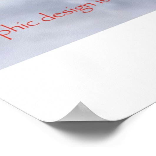 Het grafische Ontwerp is mijn Passie meme Poster (Hoek)