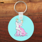 Het grafische ontwerp van Waltz Dancers Sleutelhanger (Voorkant)