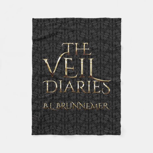 Het grafische portret Veil Diaries Fleece Deken (Voorkant)