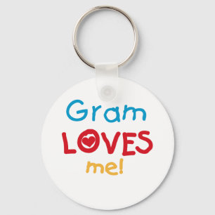 Het gram houdt van me T-shirts en Giften Sleutelhanger