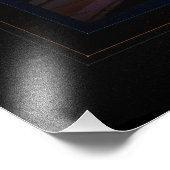 Het Grand Art Deco Blue Plaza paviljoen van Xzendo Foto Afdruk (Hoek)