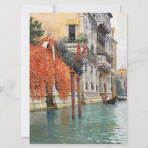 Het Grand Canal in Venetië (door Vincenzo Caprile) Kaart