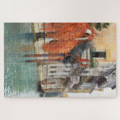 Het Grand Canal in Venetië (door Vincenzo Caprile) Legpuzzel (Horizontaal)