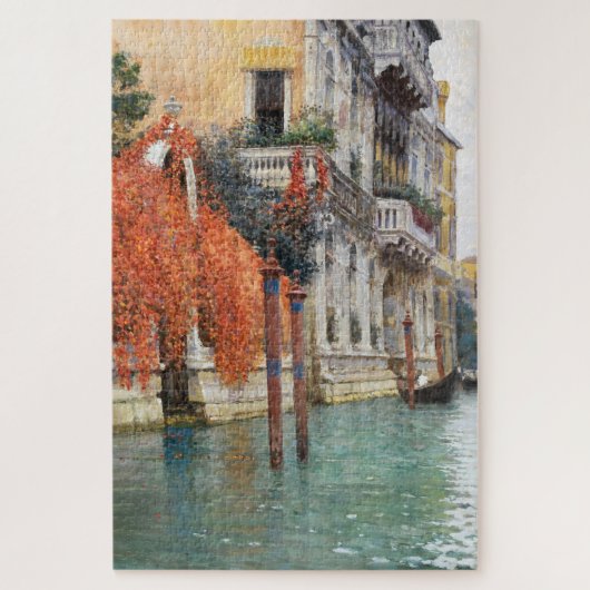 Het Grand Canal in Venetië (door Vincenzo Caprile) Legpuzzel (Verticaal)