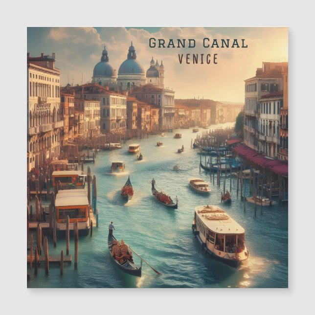 Het Grand Canal in Venetië Italië Reizen (Voorkant)