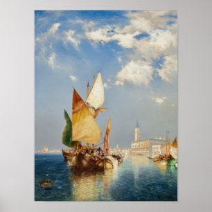 Het Grand Canal, Venetië (1903) Fijne Kunst Poster