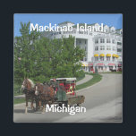 Het Grand Hotel Magneet<br><div class="desc">Product bevat een originele foto van het Grand Hotel op Mackinac Island.</div>