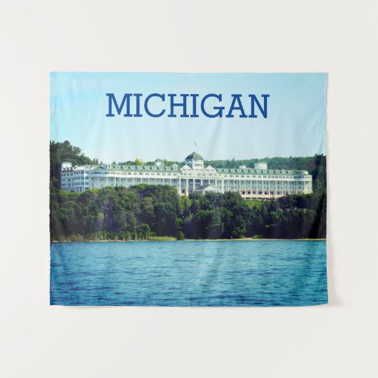 Het Grand Michigan Wandkleed (Voorkant (horizontaal))