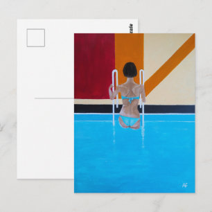 Het Grand Resort-schilderij van Alfred Fox Briefkaart