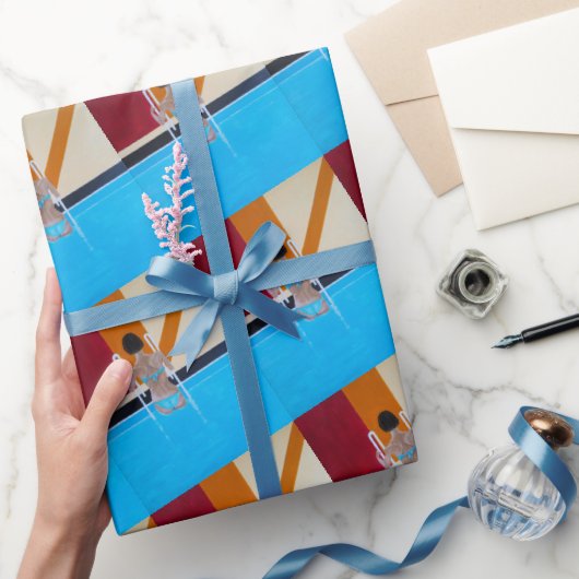 Het Grand Resort-schilderij van Alfred Fox Cadeaupapier (Geschenken)