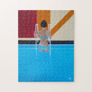 Het Grand Resort Schilderij van Alfred Fox Legpuzzel
