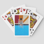 Het Grand Resort-schilderij van Alfred Fox Pokerkaarten (Achterkant)