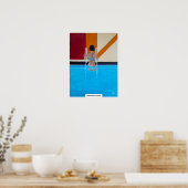 Het Grand Resort-schilderij van Alfred Fox Poster (Keuken)