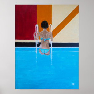 Het Grand Resort-schilderij van Alfred Fox Poster