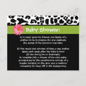 Het grappige Baby shower dankt u Trendy Druk van Briefkaart (Voorkant)