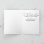 Het grappige Bericht van de Verjaardag van de Kat Kaart (Binnen)