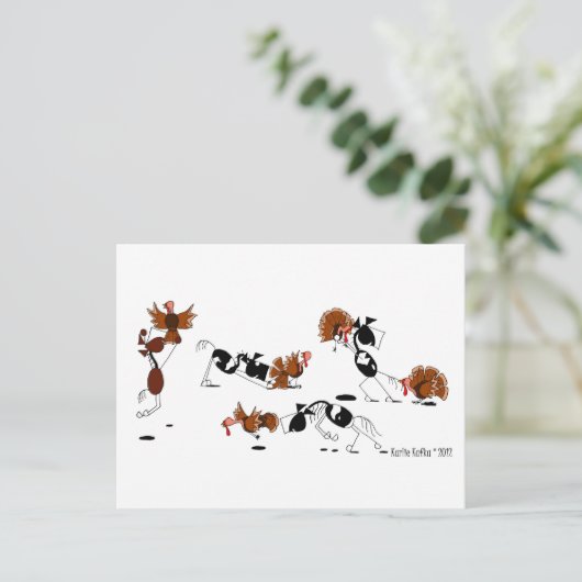 Het grappige Briefkaart van de Cartoon van de (Staand voorkant)