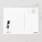 Het grappige Briefkaart van de Cartoon van de (Achterkant)