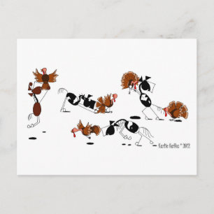 Het grappige Briefkaart van de Cartoon van de