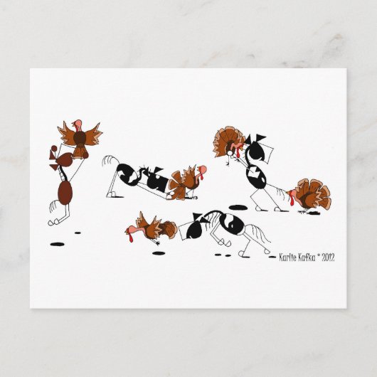 Het grappige Briefkaart van de Cartoon van de (Voorkant)