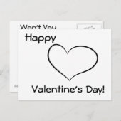 Het grappige Briefkaart van het Hart van de (Voorkant / Achterkant)