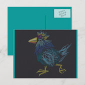 Het grappige Briefkaart van het Jaar van de Haan (Voorkant / Achterkant)