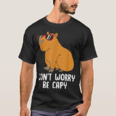 Het grappige Capybara voor kinderen is niet erg om T-shirt (Voorkant)