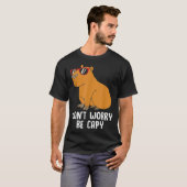 Het grappige Capybara voor kinderen is niet erg om T-shirt (Voorkant volledig)