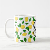 Het grappige citaat Lemon Clip art Pattern Koffiemok (Links)