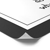 Het grappige Citaat over Vrienden is als underware Poster (Hoek)