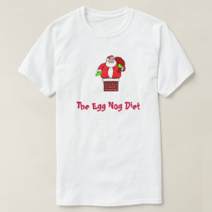 Het grappige Dieet de Vette Kerstman van de T-shirt