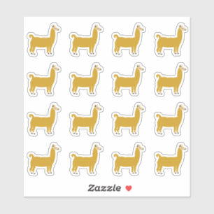 Het grappige Dier van de Lama Sticker