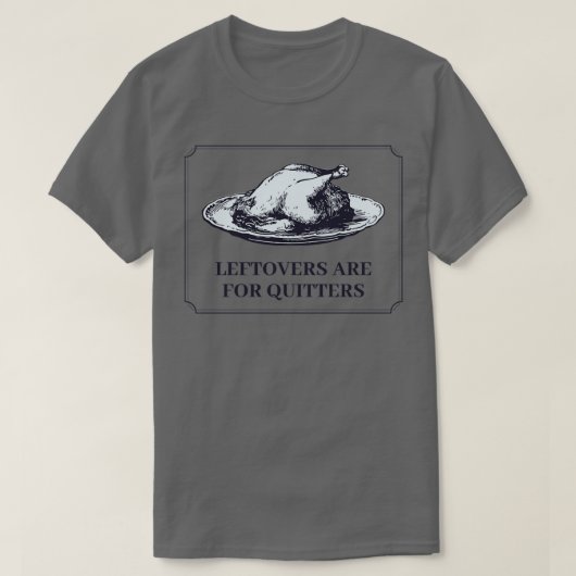 Het grappige diner van de Thanksgiving Leftovers i T-shirt (Design voorkant)