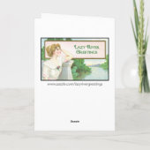 Het grappige Gelukkige Korte Vers van het Thema Kaart (Achterkant)
