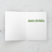 Het grappige Gelukkige Korte Vers van het Thema Kaart (Binnen)