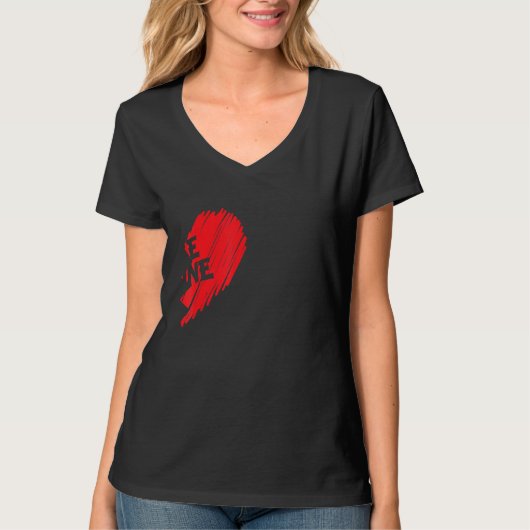 Het grappige Gezegde is Mine PartnerKijken, twee h T-shirt (Voorkant)