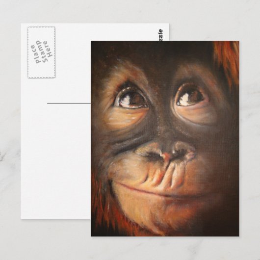 Het Grappige Gezicht Kerra Lindsey van het Briefkaart (Voorkant / Achterkant)