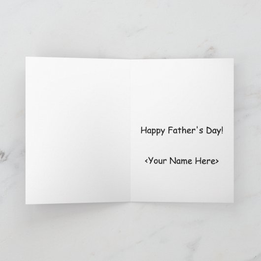 Het grappige Gezicht Vaderdag van het Paard Kaart (Binnen)