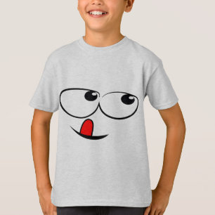 Het Grappige Gezicht van de cartoon T-shirt