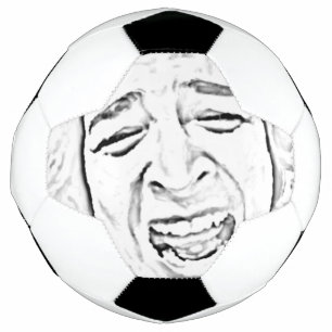 Het grappige het Lachen Ontwerp van de Tekening Voetbal