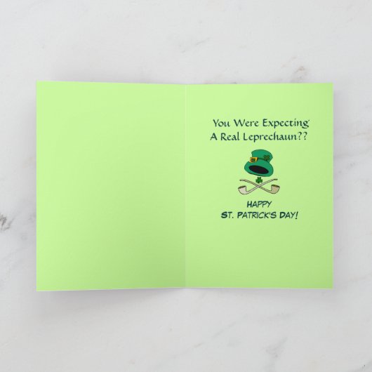 Het grappige Ierse Pet van de Kabouter van de Kaart (Binnen)