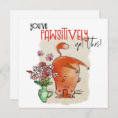 Het grappige Kat dat citaat stimuleert kreeg dit (Voorkant / Achterkant)