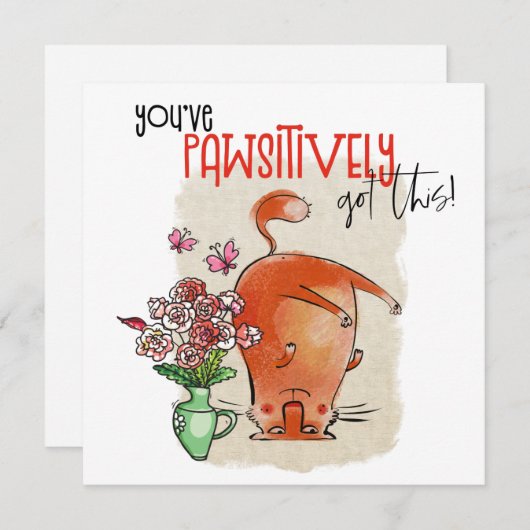 Het grappige Kat dat citaat stimuleert kreeg dit (Voorkant / Achterkant)